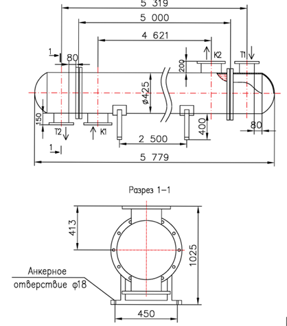 КС 400-5-16×1,5-65,0