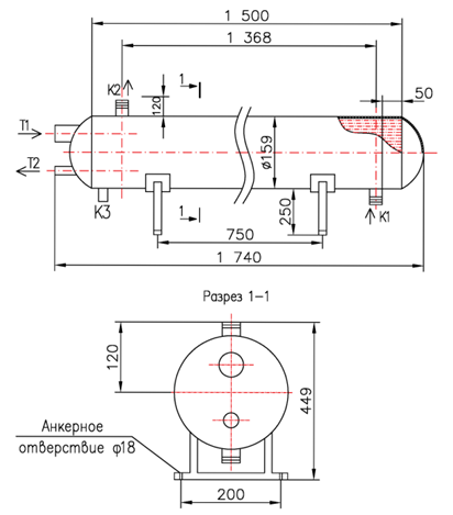 КС 150-1,5-1К-2Х-8×0,8-4