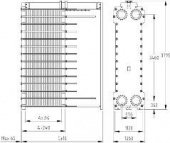 Пластинчатый разборный теплообменник SWEP GL-325S