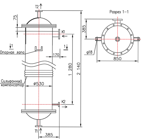КС 500-1,5Р-16×1,5-38