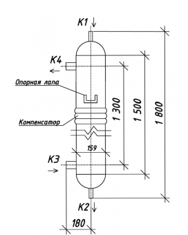 КС-231124 (AISI 321, 4,2 м², 6 бар)