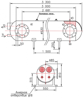 КС 500-3-8×0,8-132