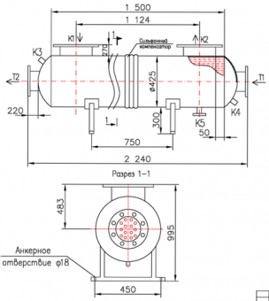 КС 400-1,5СК-8×0,8-40