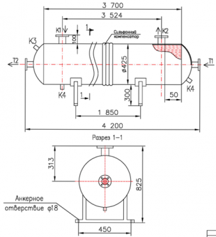 КС 400-3,7СК-8×0,8-99,9