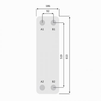 Паяный теплообменник B200