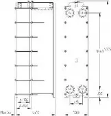Пластинчатый разборный теплообменник SWEP GL-325N