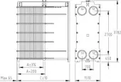 Пластинчатый разборный теплообменник SWEP GL-330N