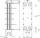 Пластинчатый разборный теплообменник SWEP GL-265N