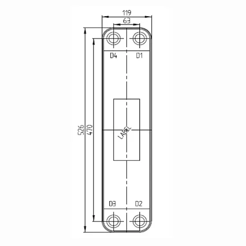 Паяный теплообменник HBL60E