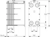 Пластинчатый разборный теплообменник SWEP GX-145P