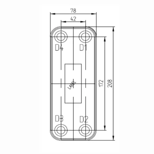 Паяный теплообменник BL16-D