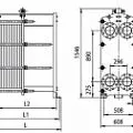 Теплообменники Ridan с фланцевым соединением Ду150